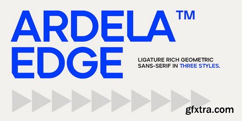 ARDELA EDGE Font Family