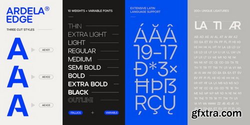 ARDELA EDGE Font Family