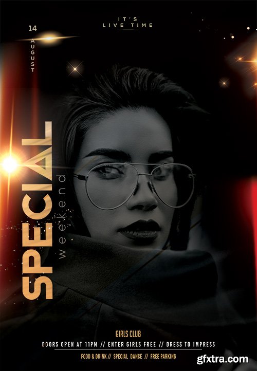 Special Weekend - Premium flyer psd template