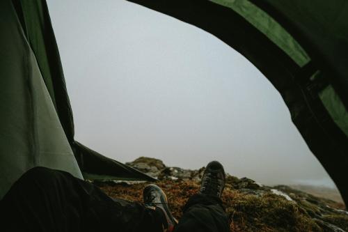 Camping at a misty Glen Coe in Scotland - 935935