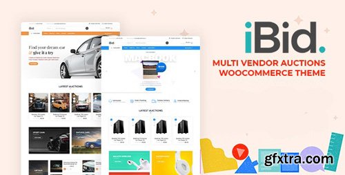 ThemeForest - iBid v2.1 - Multi Vendor Auctions WooCommerce Theme - 24923136