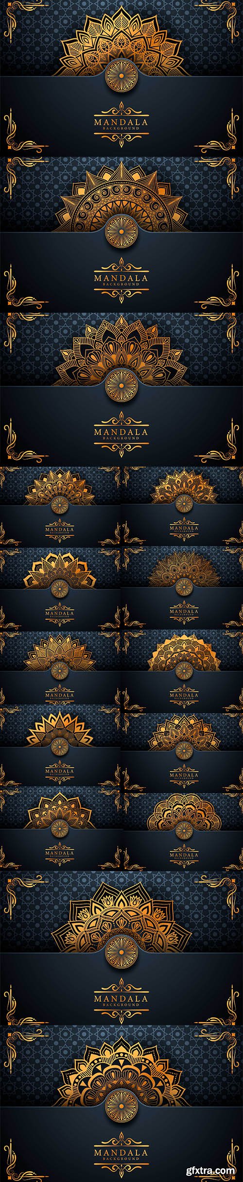 Flower Luxury Mandala Background Arabesque Style