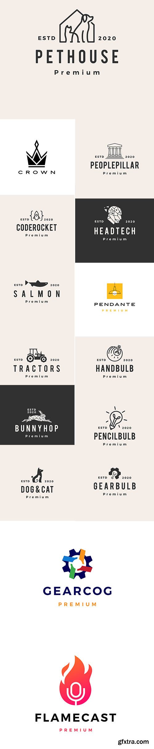 15 Vector Logo Icon Illustration