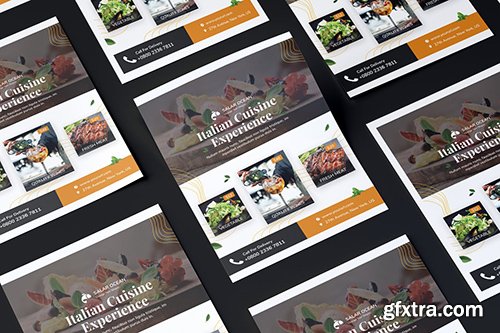 Fresh Food Flyer PSD Template