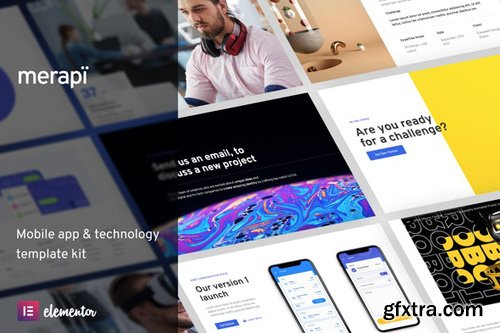 ThemeForest - Merapi v1.0 - Mobile App & Technology Template Kit - 27472647