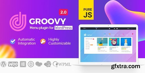 CodeCanyon - Groovy Mega Menu v2.1.1 - Responsive Mega Menu Plugin for WordPress - 23049456 - NULLED