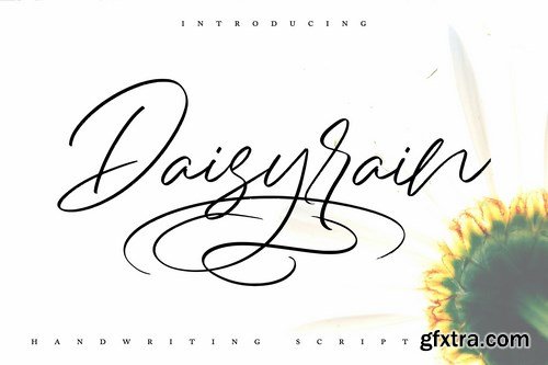 DaisyRain Handwriting Script Font