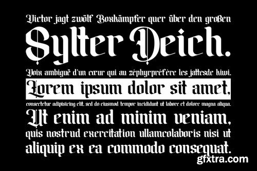 Amika Blackletter Font