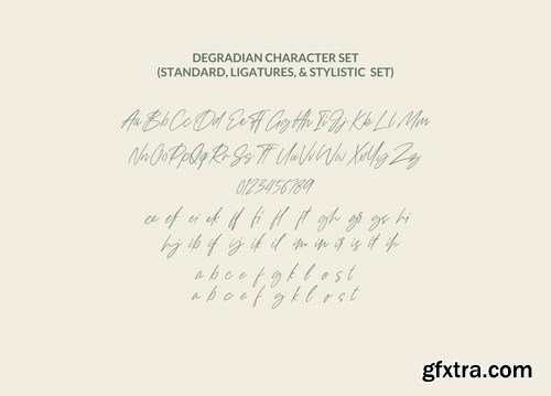 Degradian - Handwritten Fonts