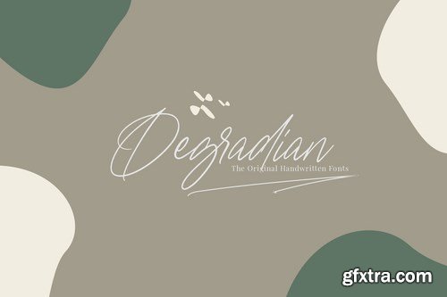 Degradian - Handwritten Fonts