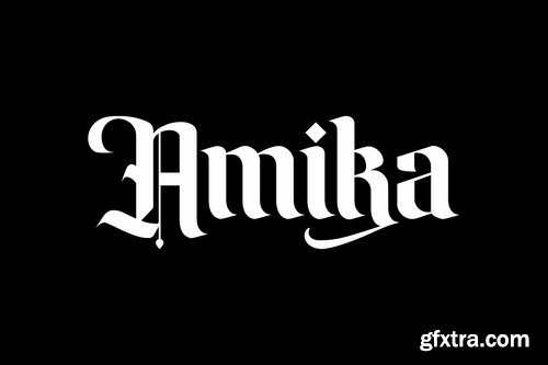 Amika Blackletter Font