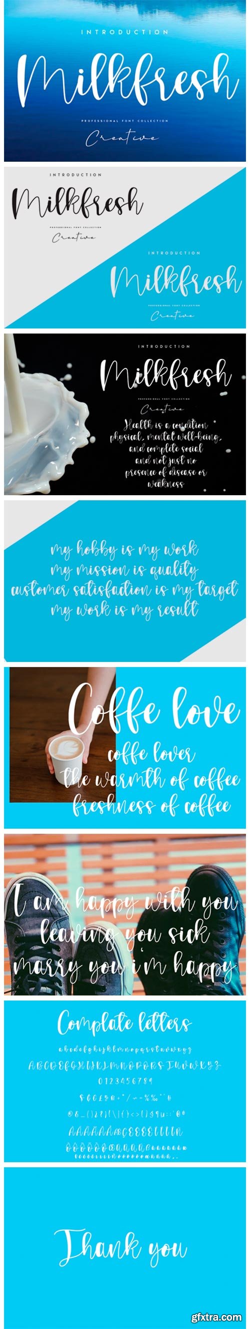 Milkfresh Font