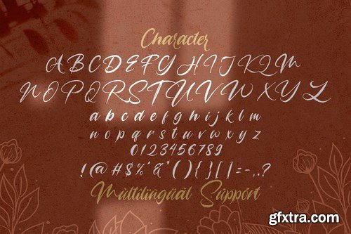 CM - Angelicy - Textured Brush Font 5130106