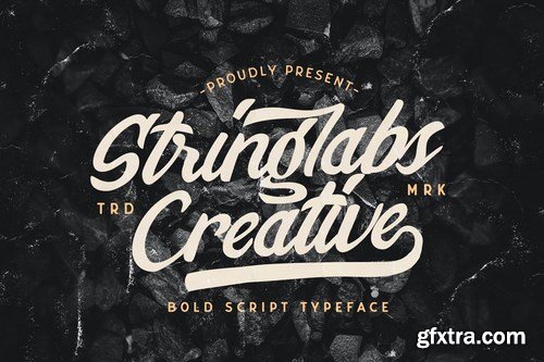 CM - Stringlabs Creative Bold Script Font 5130043