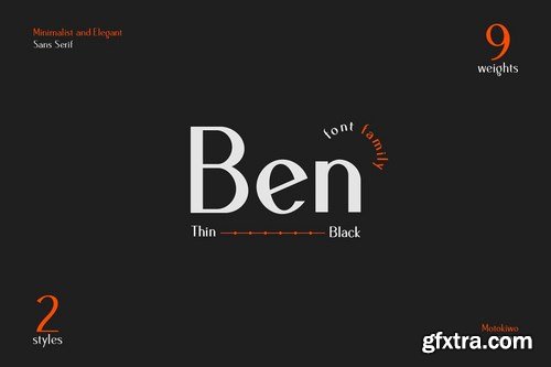 CM - Ben Sans Serif Family 5087260