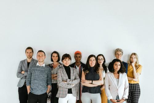 Diverse business people in a team - 1225029