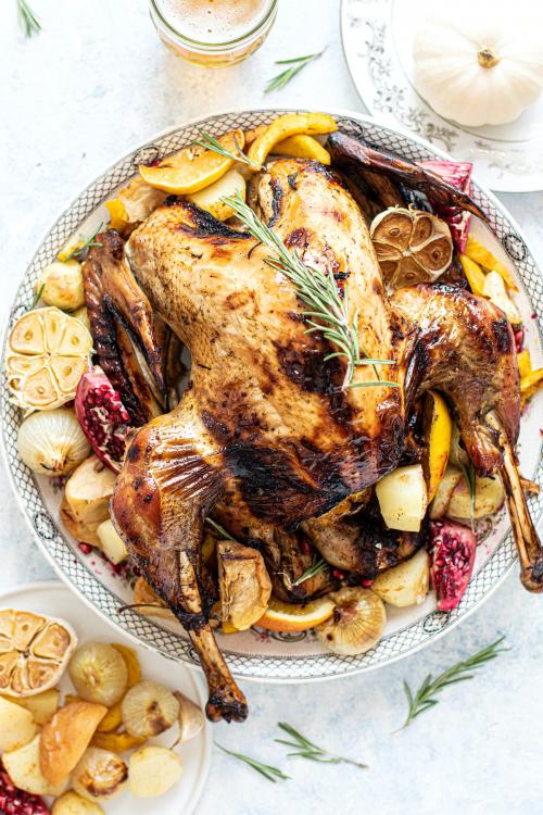 Fresh homemade thanksgiving roasted tukey - 1228626