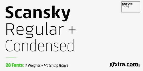 Scansky Font Family