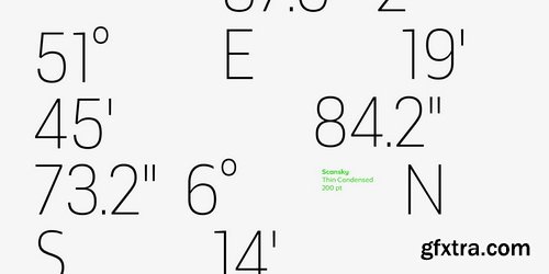 Scansky Font Family