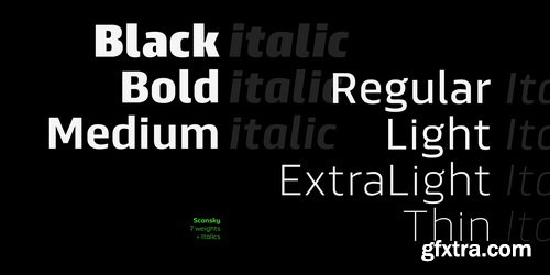 Scansky Font Family