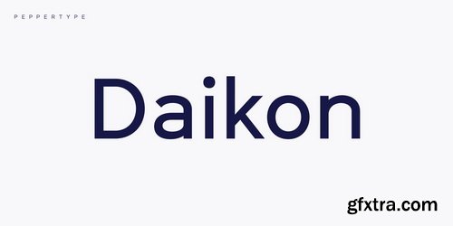 Daikon Font Family