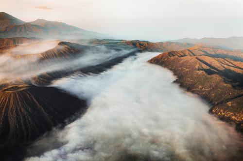 Mount Bromo volcano in Indonesia - 1234802