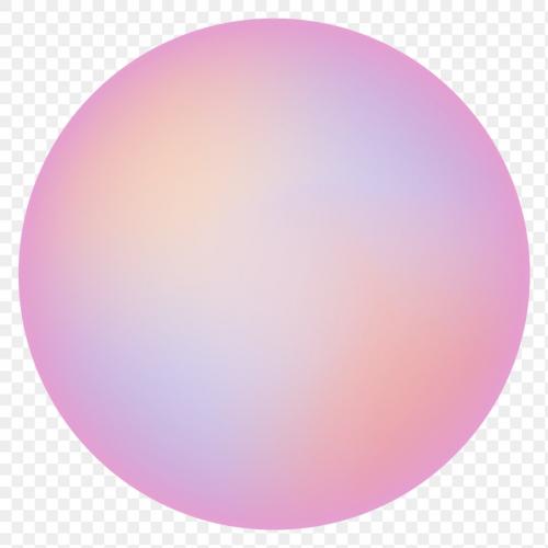 Colorful round gradient element transparent png - 1235166