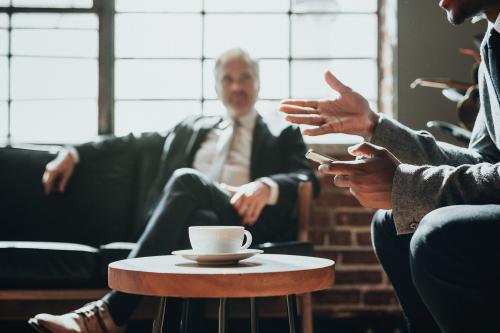 Business meeting at a cafe - 2019944