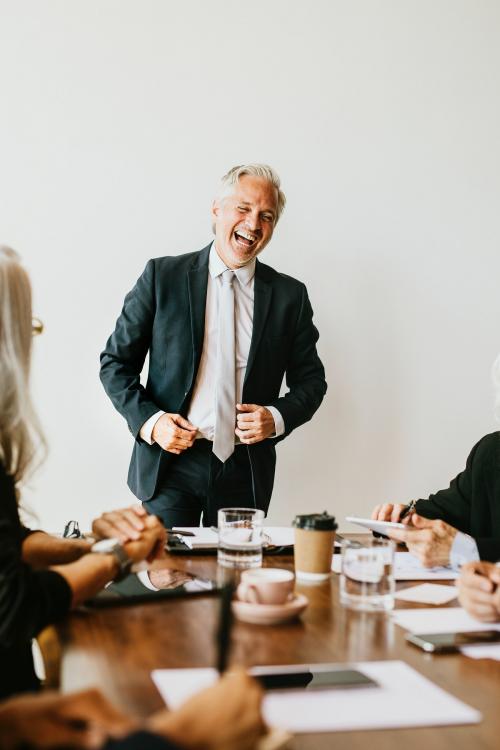 Businesspeople brainstorming in a meeting - 1217854