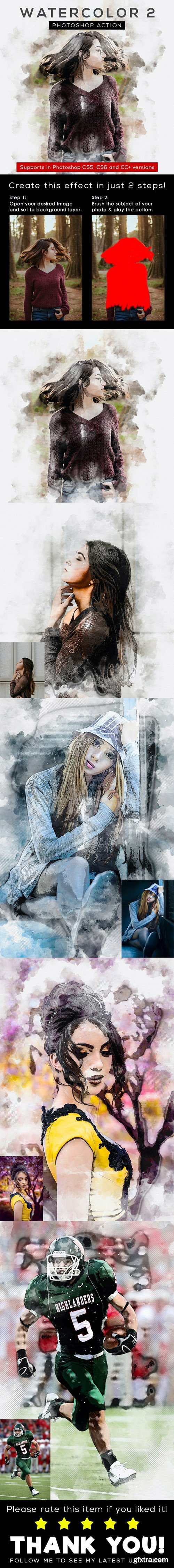 GraphicRiver - Watercolor 2 Photoshop Action 26320153