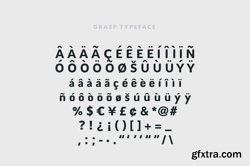 CM - Grasp Typeface 5130126