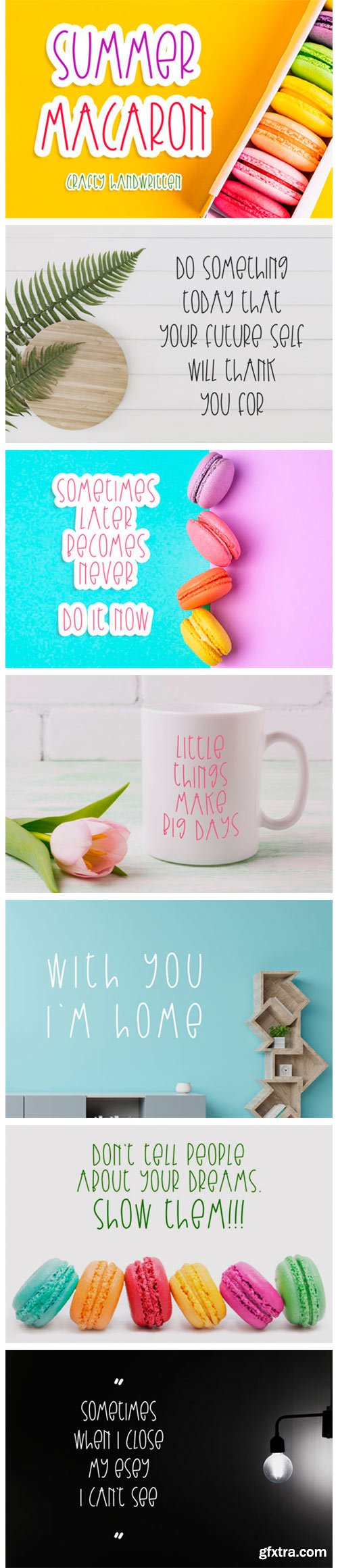 Summer Macaron Font