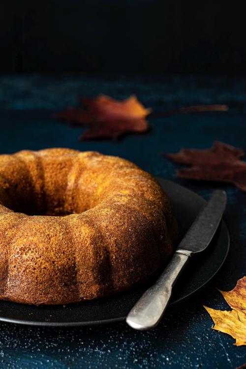 Fresh homemade pumpkin bundt cake - 1228599