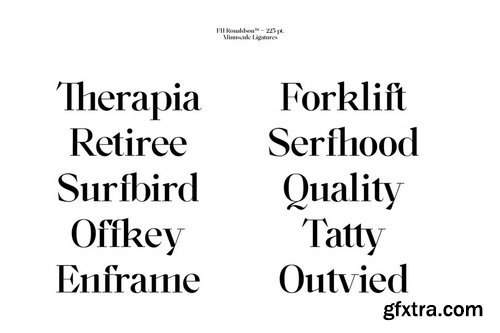 FH Ronaldson Font Family