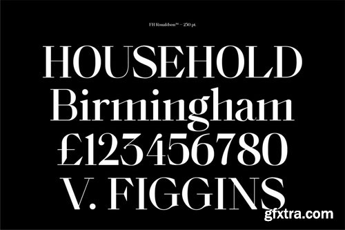 FH Ronaldson Font Family