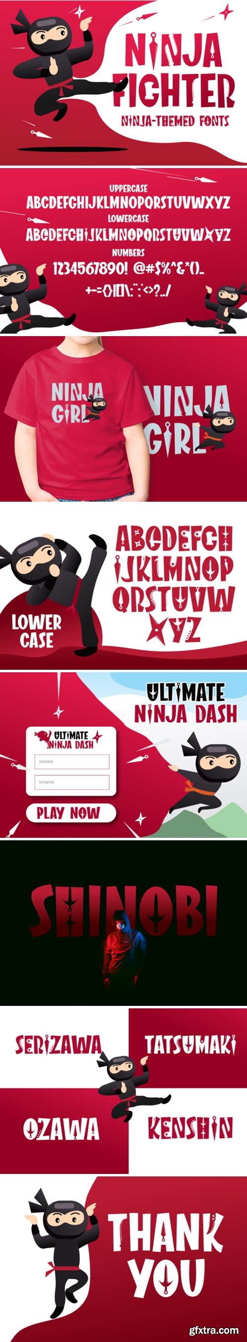 Ninja Fighter Font