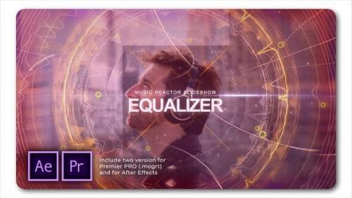 Videohive - Equalizer Music Reactor Slideshow