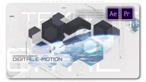 Videohive - Hexa E Motion Digital Slideshow