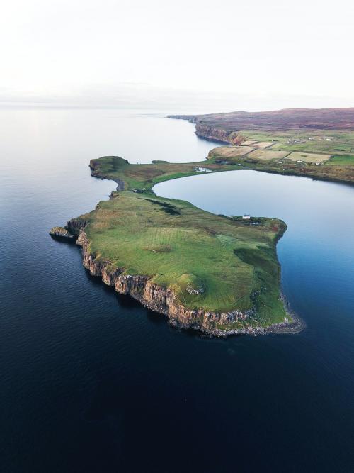 Isle of Skye at Scotland drone shot - 1233499