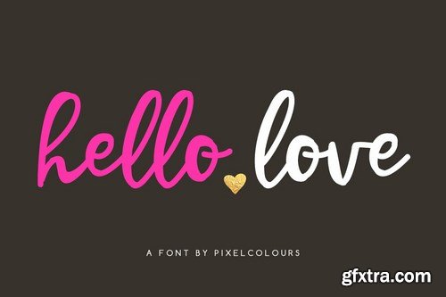 Hello Love Font