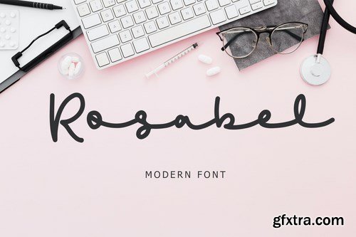 Rosabel Modern Signature Font