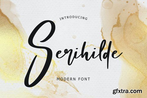 CM - Serihilde Modern Script Font 5130515