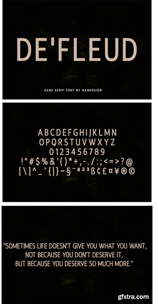 De\'Fleud Font