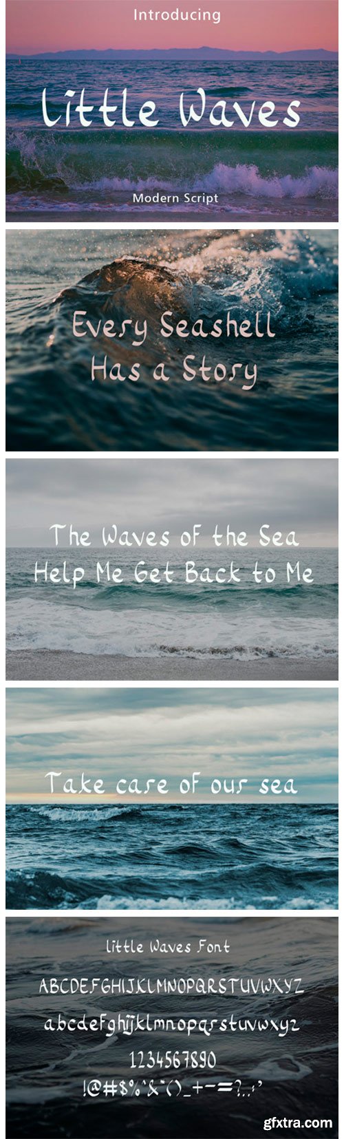 Little Waves Font