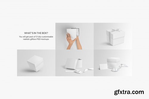 Gift Box Mockups Pack