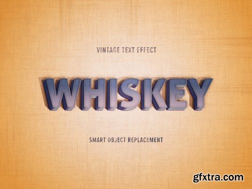 Vintage Retro Style Text Effect Mockup 354662539