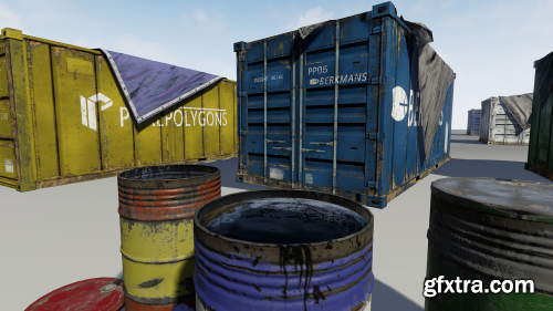 Unreal Engine Marketplace - Industrial Prop Set