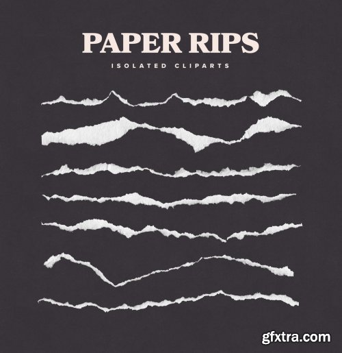 Isolated Paper Rip Art Kit 355269989