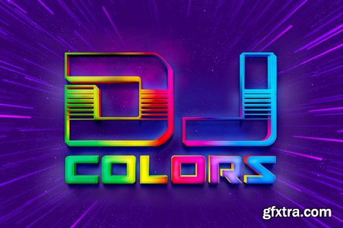 CreativeMarket - Rainbow Colors Photoshop Text Effect 5033957