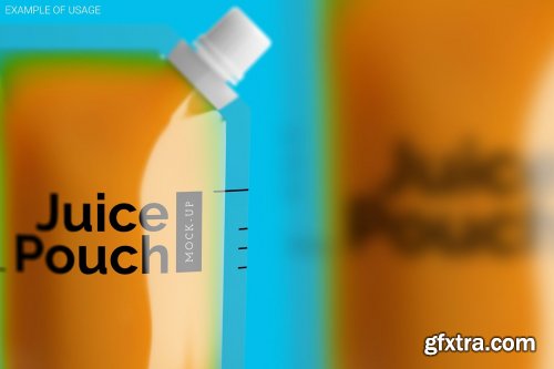 CreativeMarket - Juice Doypack Pouch Mockup 4880165